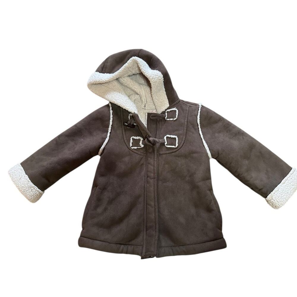 Old Navy Girl Jacket Size 18-24 Months Polyester Buttons Winter Baby Toddler
